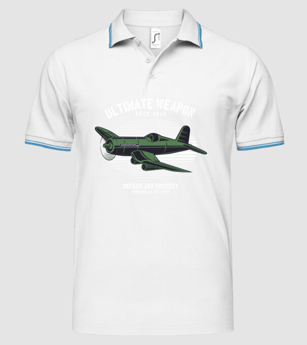 Avioane model alb pe tricou