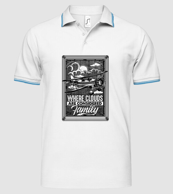 Avioane model alb pe tricou