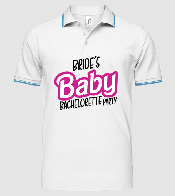 Bride Barbies baby model alb pe tricou
