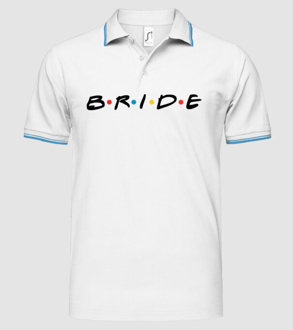 Bride Friends style drk model alb pe tricou