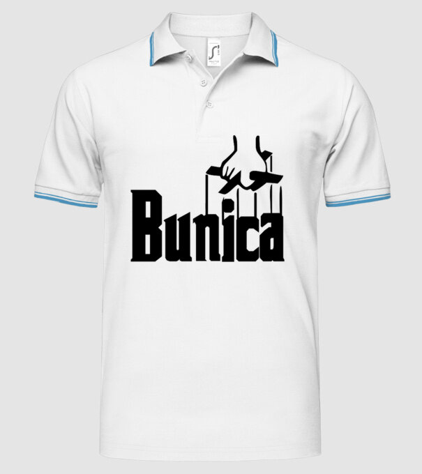 Bunica model alb pe tricou