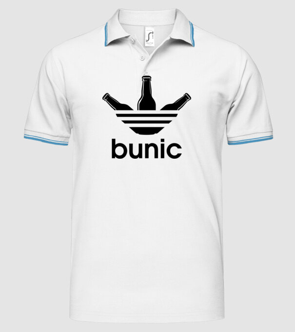 Bunicdidas model alb pe tricou