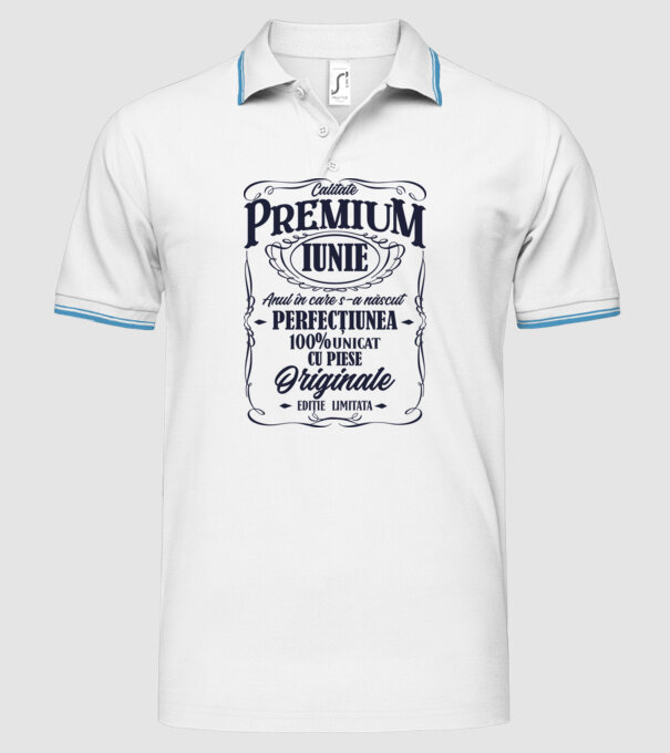 calitate premium -iunie- anul în care s-a născut - perfecțiunea - 100% unicat, cu piese originale, ediție limitată model alb pe tricou