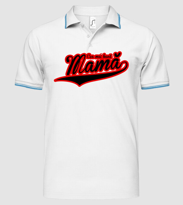 Cea mai bună mamă model alb pe tricou