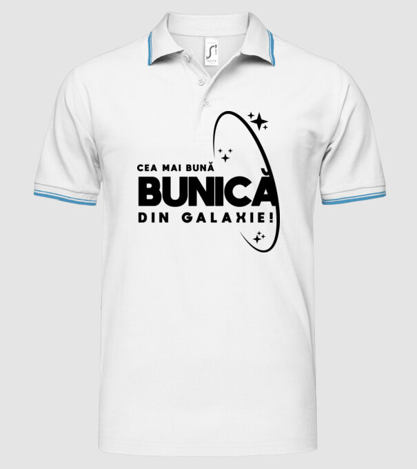 Cea mai bună mamă din Galaxie! model alb pe tricou