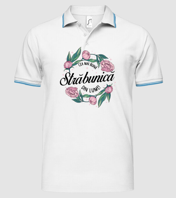 Cea mai bună străbunică din lume! model alb pe tricou