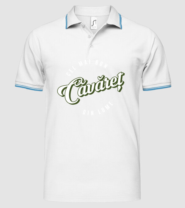 Cel mai bun Căvăret din lume model alb pe tricou