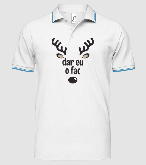 Dar eu o fac crăciun chiar căprioară Alb model alb pe tricou