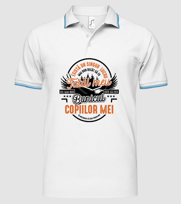 Există un singur lucru mai bun decât să fii tatăl meu, cel mai bun este că ești bunicul copiilor mei - îți mulțumesc că exiști p model alb pe tricou