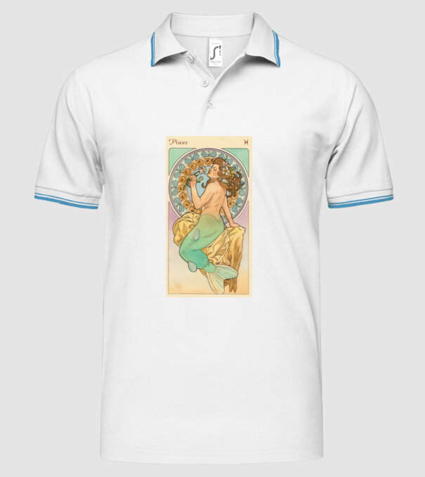 Horoscop Tarot PESTI model alb pe tricou