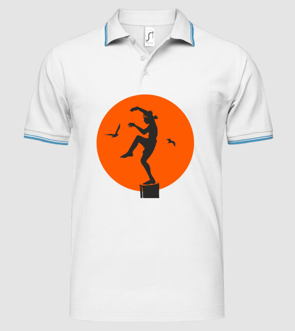 Larusso training cobra kai model alb pe tricou