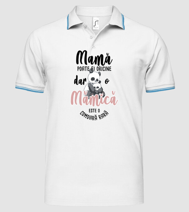 mamă poate fi oricine, dar o mămică este o comoară rară model alb pe tricou