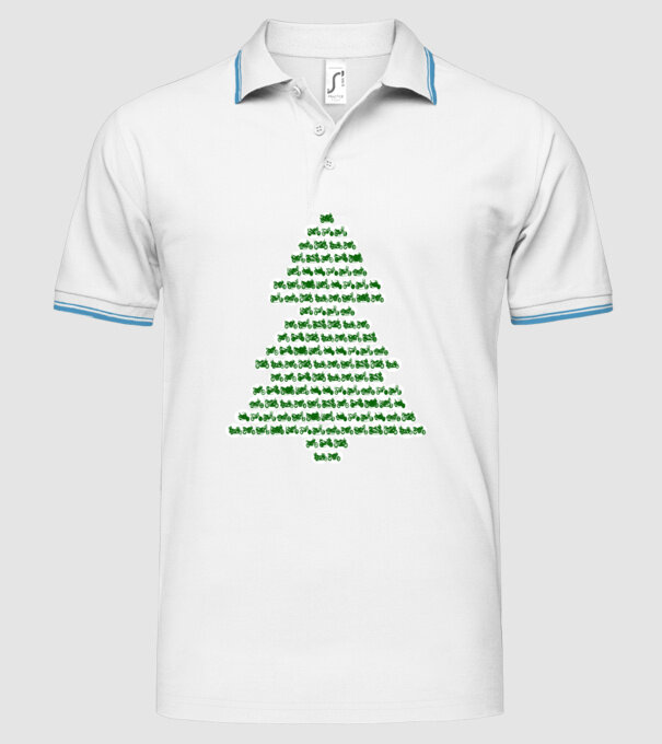 motorbike christtmas tree model alb pe tricou