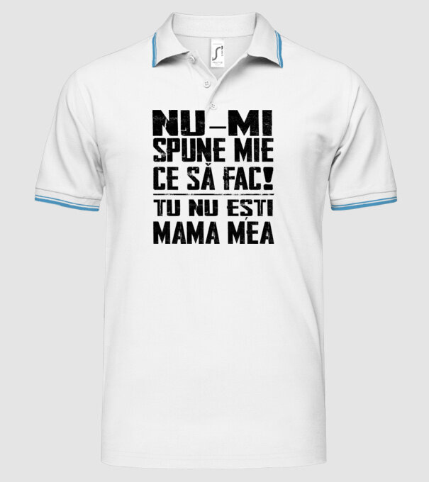 ne-mondd-meg-mit-csinaljak-ANYA-FEKETE-RO model alb pe tricou