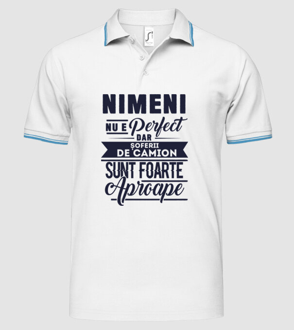 Nimeni nu e perfect, dar șoferii de camion sunt foarte aproape model alb pe tricou