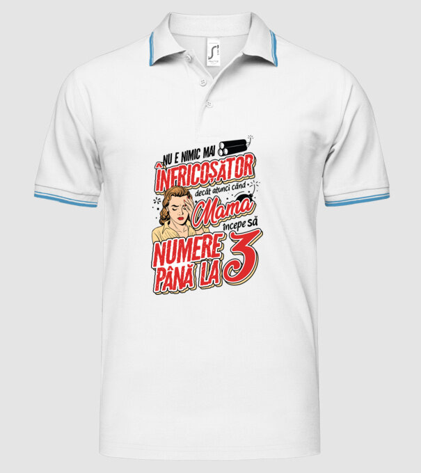 Nu e nimic mai înfricoșător decât model alb pe tricou