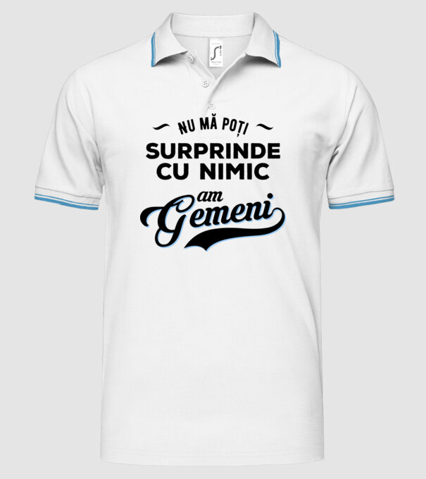 Nu mă poți surprinde cu nimic, am gemeni model alb pe tricou