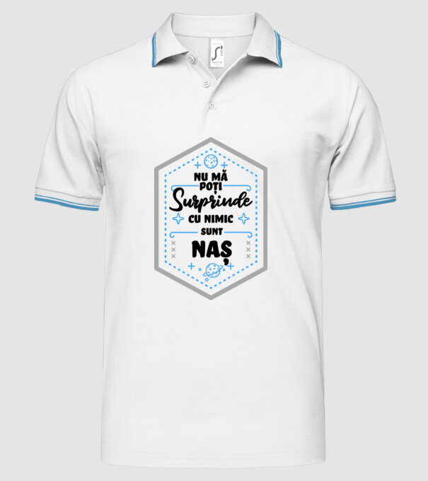 Nu mă poți surprinde cu nimic, sunt nașă model alb pe tricou
