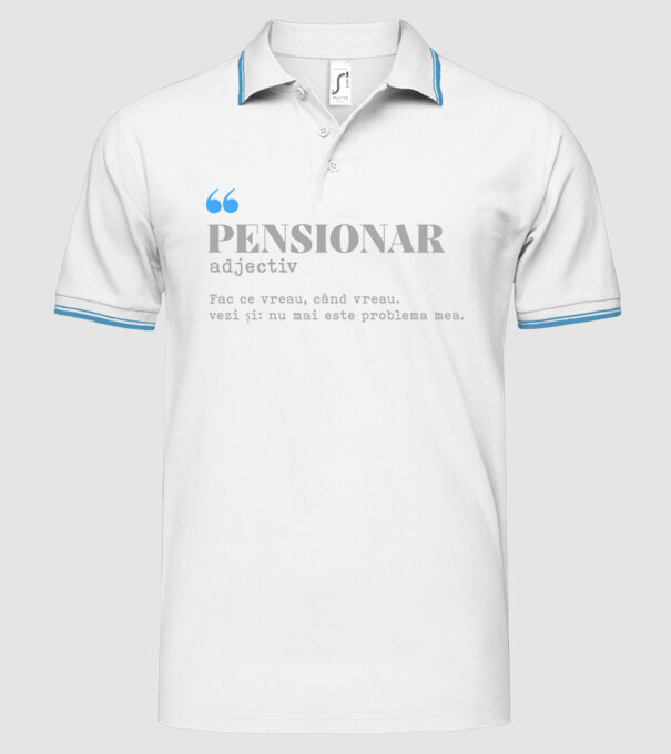 pensionar. adjectiv: fac ce vreau, când vreau. vezi și: nu mai este problema mea. model alb pe tricou