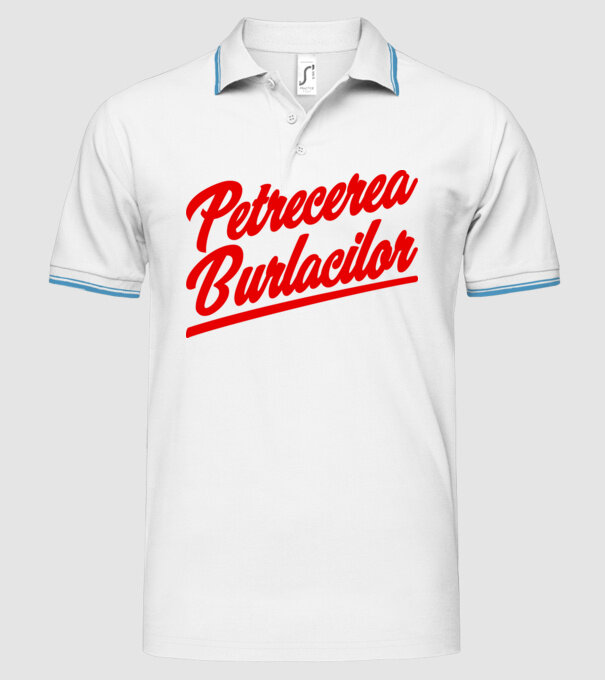 petrecerea burlăcițelor model alb pe tricou