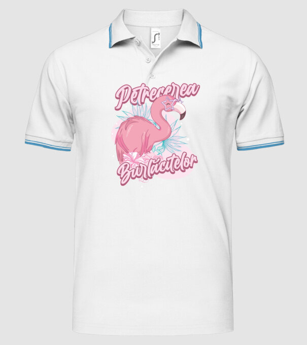 petrecerea burlăcitelor model alb pe tricou