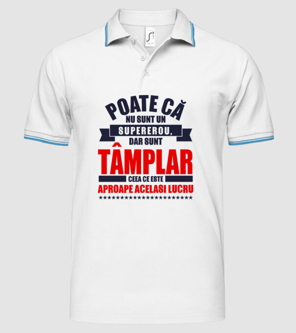 Poate că nu sunt un supererou, dar sunt tâmplar, ceea ce este aproape același lucru model alb pe tricou