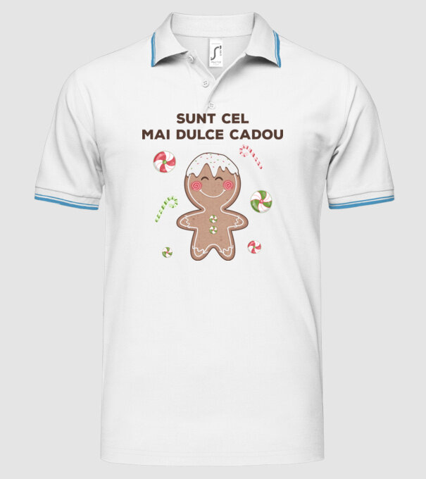Sunt cel mai dulce cadou model alb pe tricou