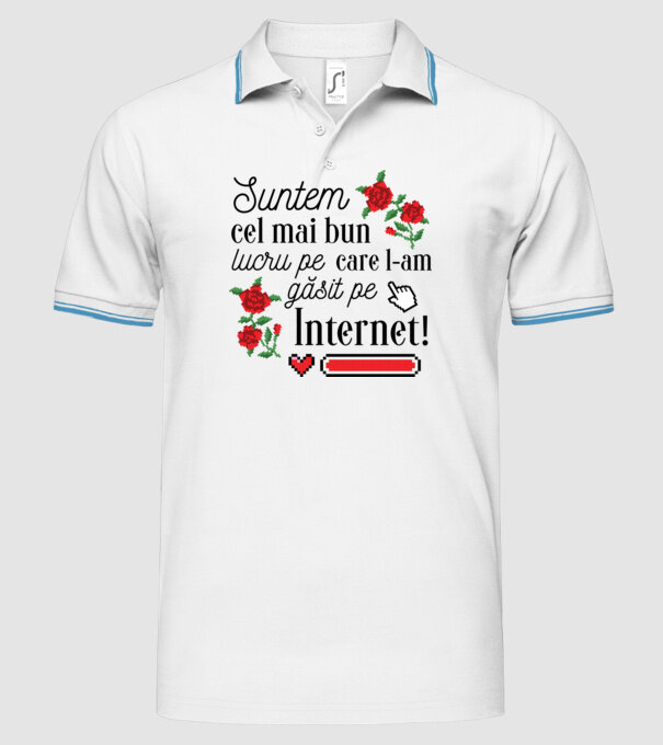 Suntem cel mai bun lucru pe care l-am găsit pe internet model alb pe tricou