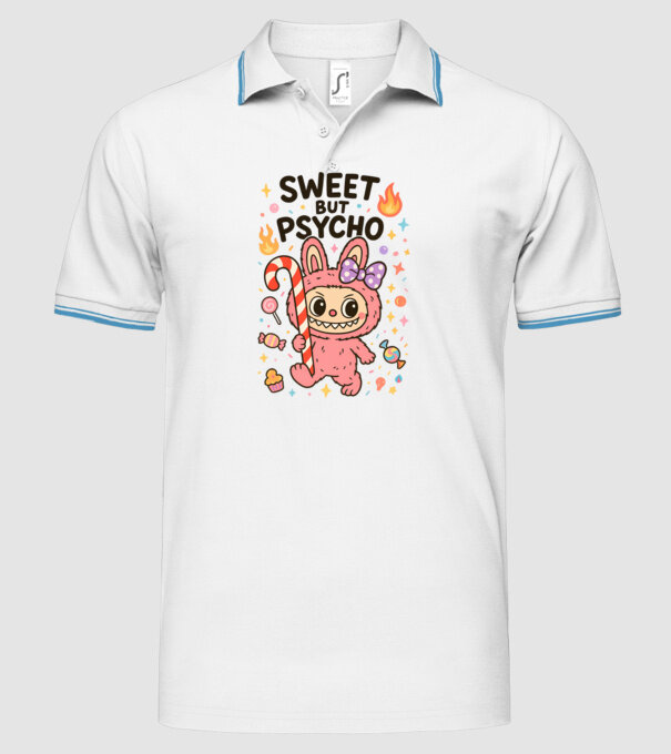 Sweet but psycho model alb pe tricou