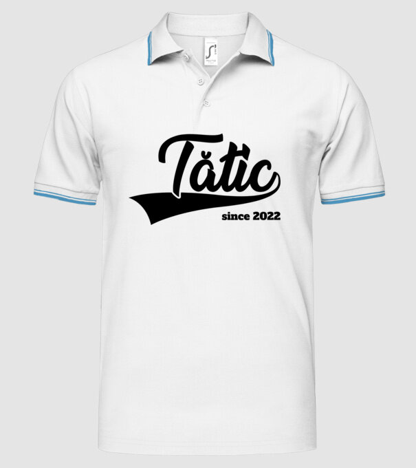 tătic since 2022 model alb pe tricou