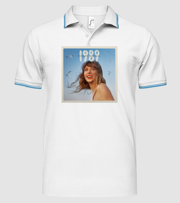 Taylor Swift cover model alb pe tricou