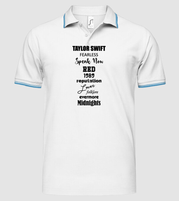 Taylor Swift Eras model alb pe tricou
