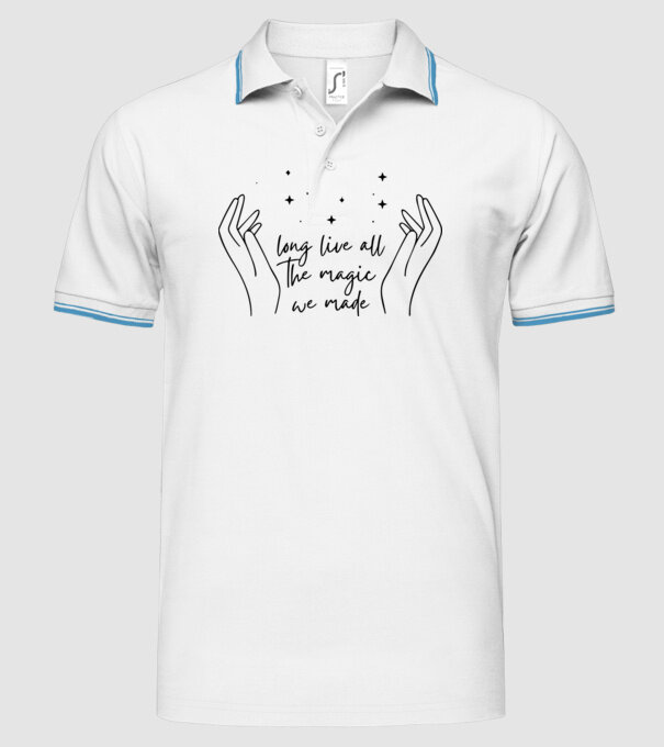 Taylor Swift long live all the magic we made model alb pe tricou