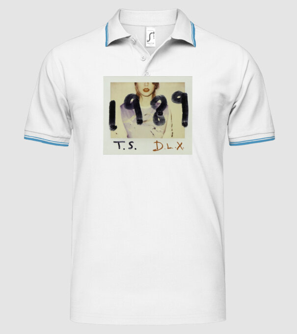 Taylor Swift polaroid model alb pe tricou