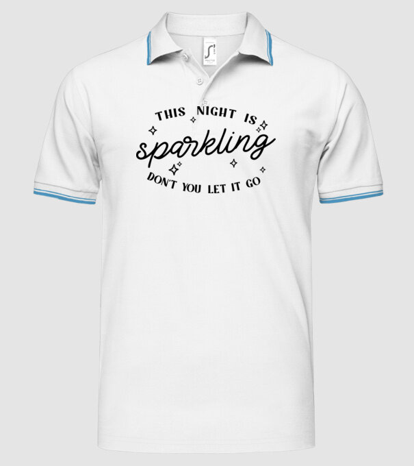 Taylor Swift This night is sparkling model alb pe tricou