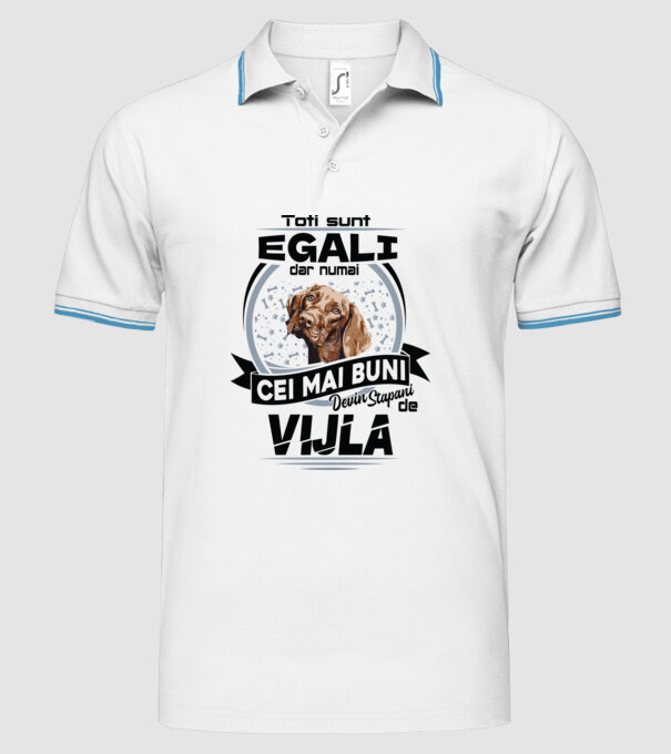 Toți sunt egali, dar numai cei mai buni devin stăpâni de vijla model alb pe tricou