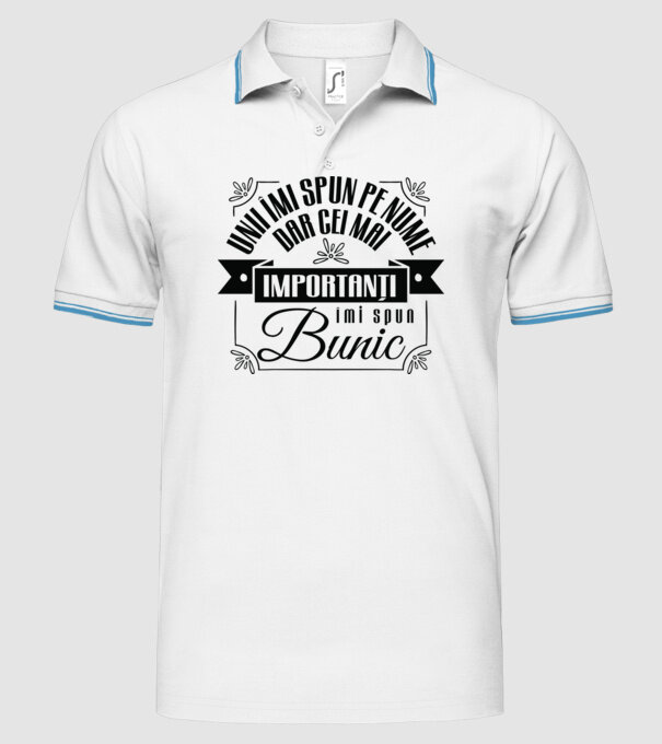 Unii îmi spun pe nume, dar cei mai importanți îmi spun bunic model alb pe tricou