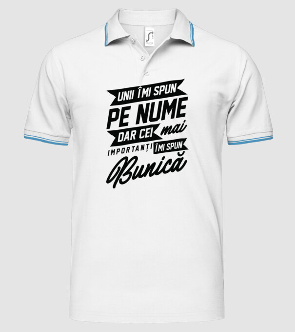 Unii îmi spun pe nume, dar cei mai importanți îmi spun bunică model alb pe tricou