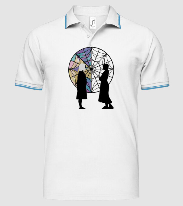 Wednesday Friendship model alb pe tricou