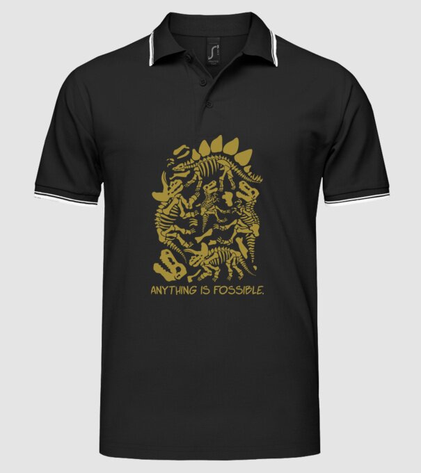 Anything is possible model negru pe tricou