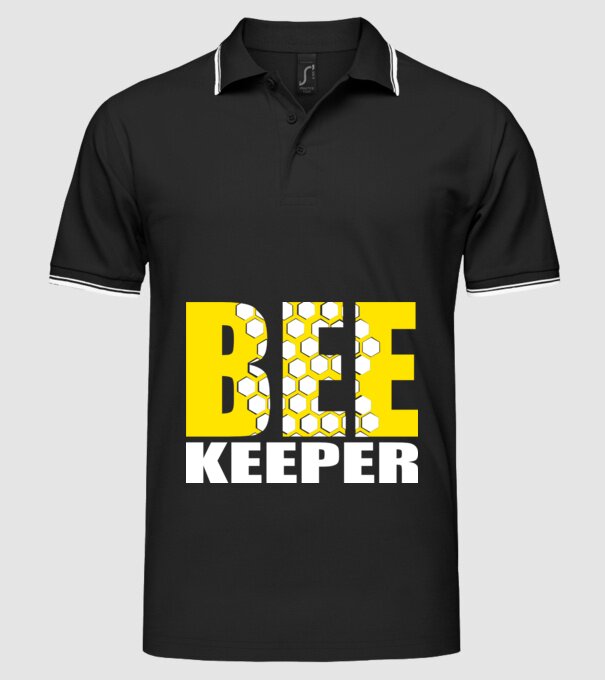 BeeKeeper model negru pe tricou