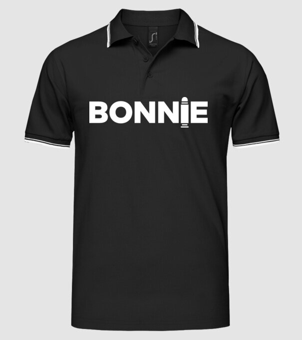Bonnie és Clyde BONNIE model negru pe tricou