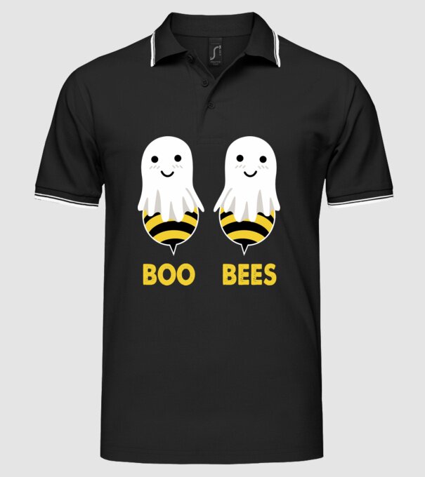 Boo bees model negru pe tricou