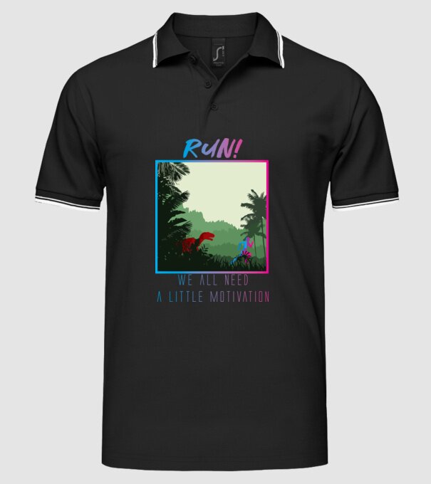 Dire Motivation - Teribil de motivat model negru pe tricou
