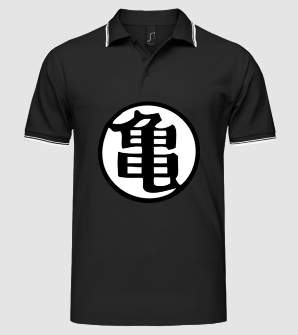 Dragon Ball Z logo model negru pe tricou