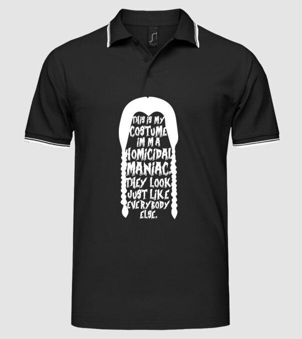 Acesta este costumul meu model negru pe tricou