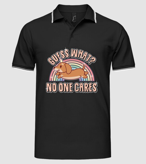 Guess what teckel model negru pe tricou