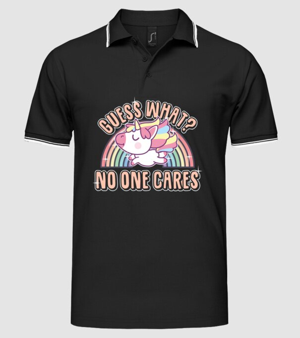 Guess what Unicorn model negru pe tricou