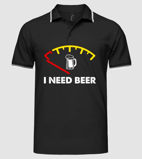I need beer model negru pe tricou