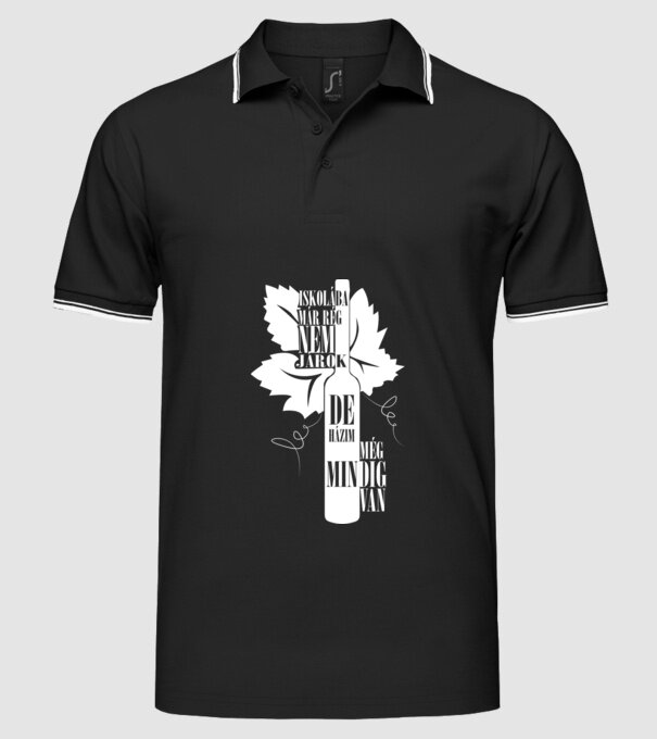 Nu mai merg la școală, dar tot am temă de casă model negru pe tricou